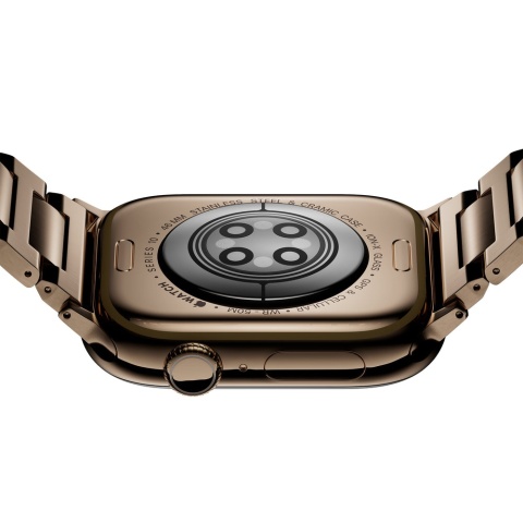 Tytanowy złoty pasek SANDMARC do Apple Watch Series 11/10 (Grade 2)