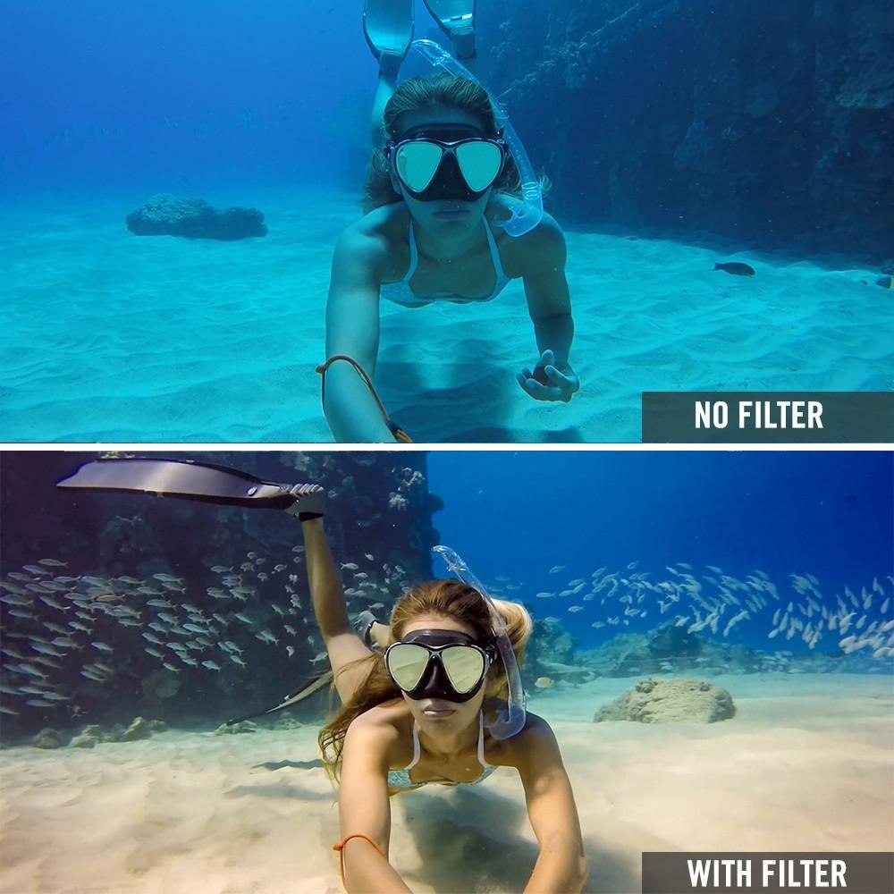 Zestaw 5 filtrów do nurkowania do GoPro HERO 8
