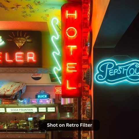 Zestaw filtrów Retro dla iPhone